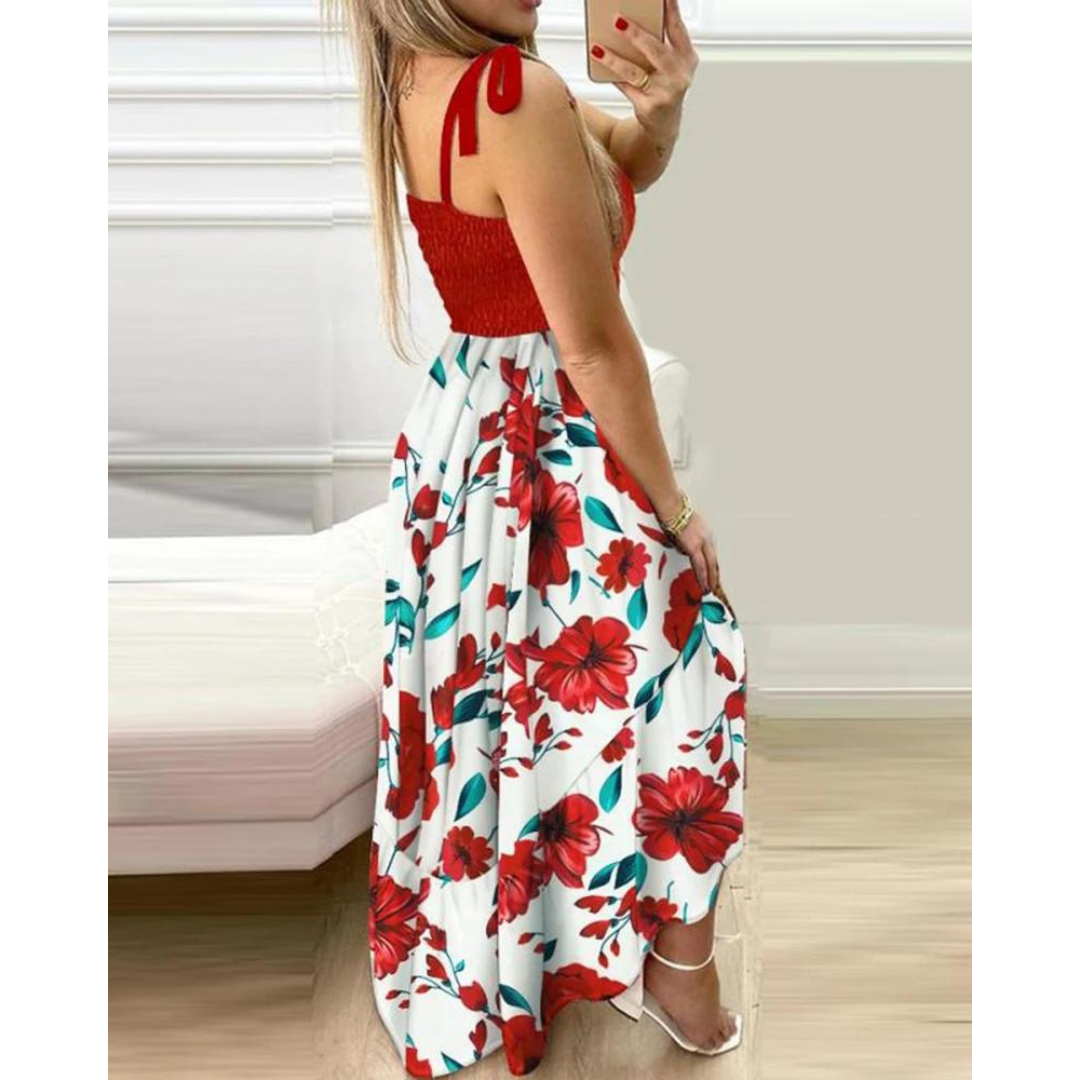 Vestido Longo Floral Jasmim